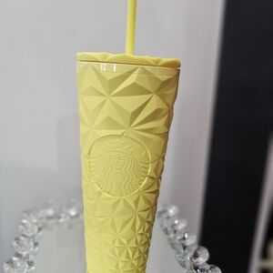 Starbucks Geometric Yellow Tumbler